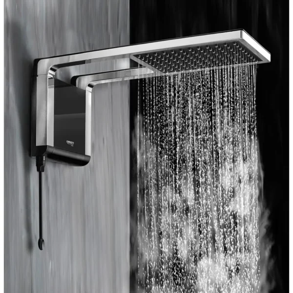 Chuveiro Lorenzetti Acqua Storm Preto Cromado 127V 5500W - Image 2