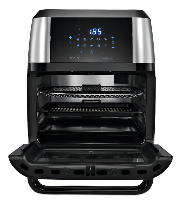 Fritadeira Elétrica Sem Óleo Elgin 12 Litros 4 Em 1 Forno 127V 1800W - Image 6