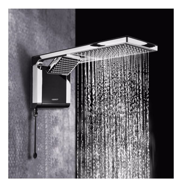 Chuveiro Lorenzetti Acqua Duo Preto Cromado 127V 5500W - Image 3