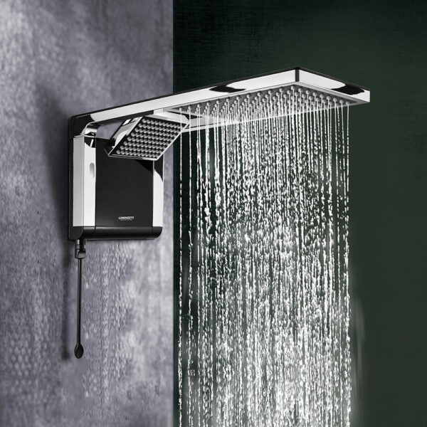 Chuveiro Lorenzetti Acqua Duo Preto Cromado 127V 5500W - Image 6