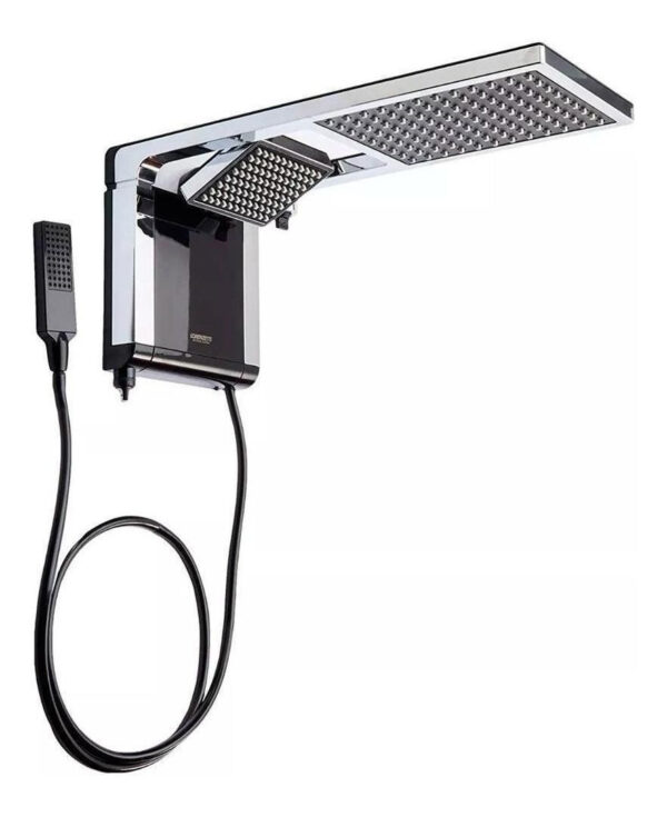 Chuveiro Lorenzetti Acqua Duo Preto Cromado 127V 5500W - Image 4