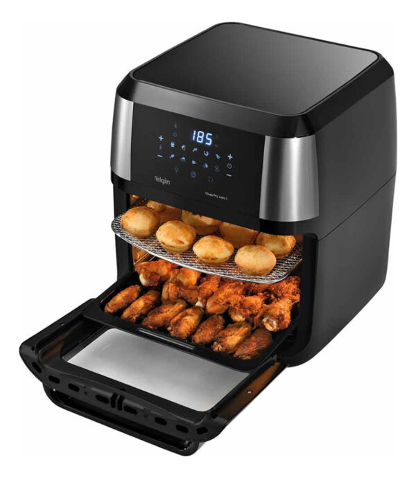Fritadeira Elétrica Sem Óleo Elgin 12 Litros 4 Em 1 Forno 127V 1800W - Image 10