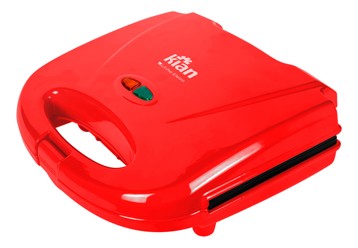 Sanduicheira 750W 127V Vermelho Kian