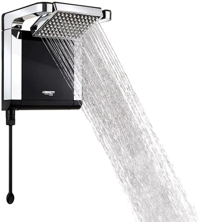 Ducha Lorenzetti Acqua Star Preto Cromado 127V 5500W